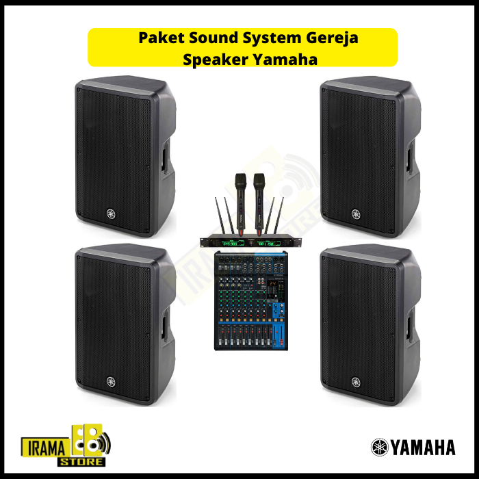 Paket Sound System Gereja Speaker Yamaha DBR15 - 4 Speaker